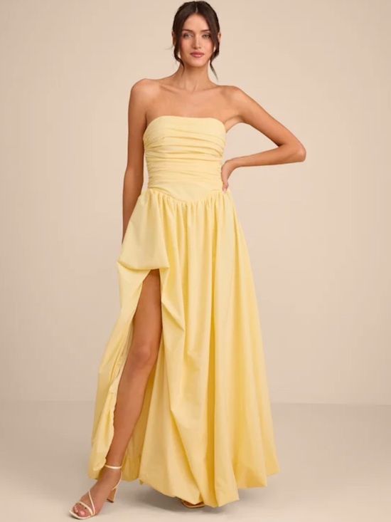 Lulus Dresses & Skirts - Lulus Marilou Light Yellow Dress